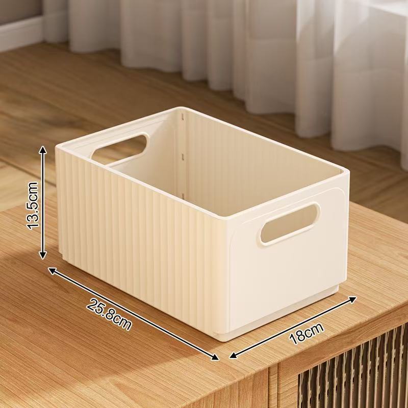 家庭用プラスチック収納折りたたみバスケット引き出しワードローブ多機能収納バスケット折りたたみ式で簡単に収納できる雑貨収納バスケット|undefined