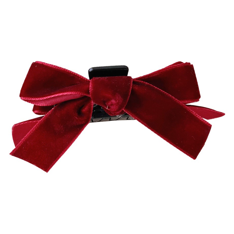 Simple de alto grado arco temperamento horquilla Cabeza trasera updo clip de tiburón estudiante de verano femenino clip de color sólido tocado