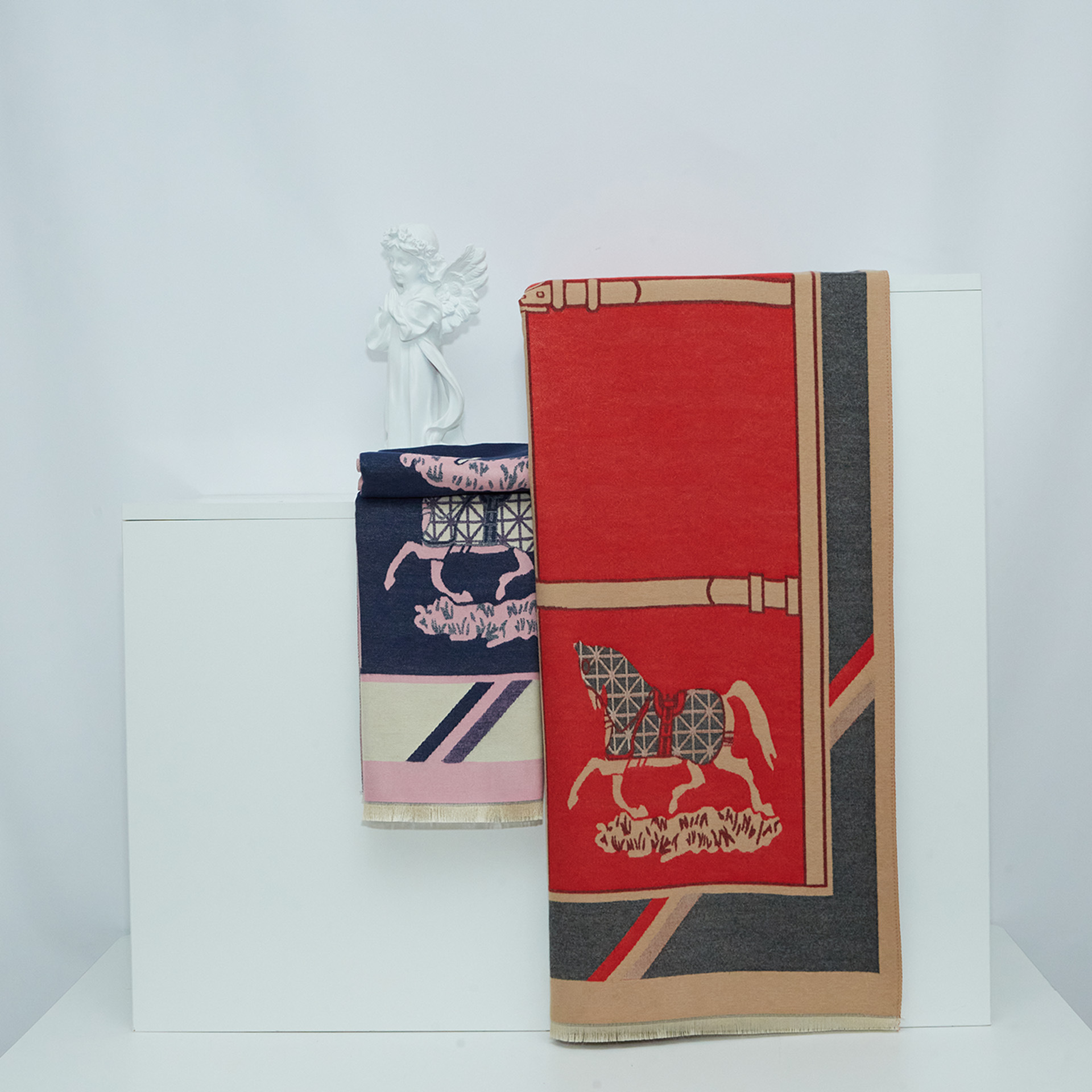 Xale vintage de luxo para mulher cachecol quente dupla face_voghion.com