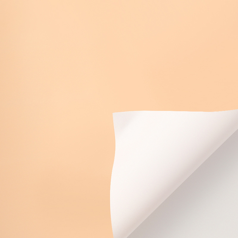 Li Zhiran Papel Ouya impermeable bicolor 56*56 Apertura de la canasta de flores Material Ramo Papel de embalaje al por mayor Spot