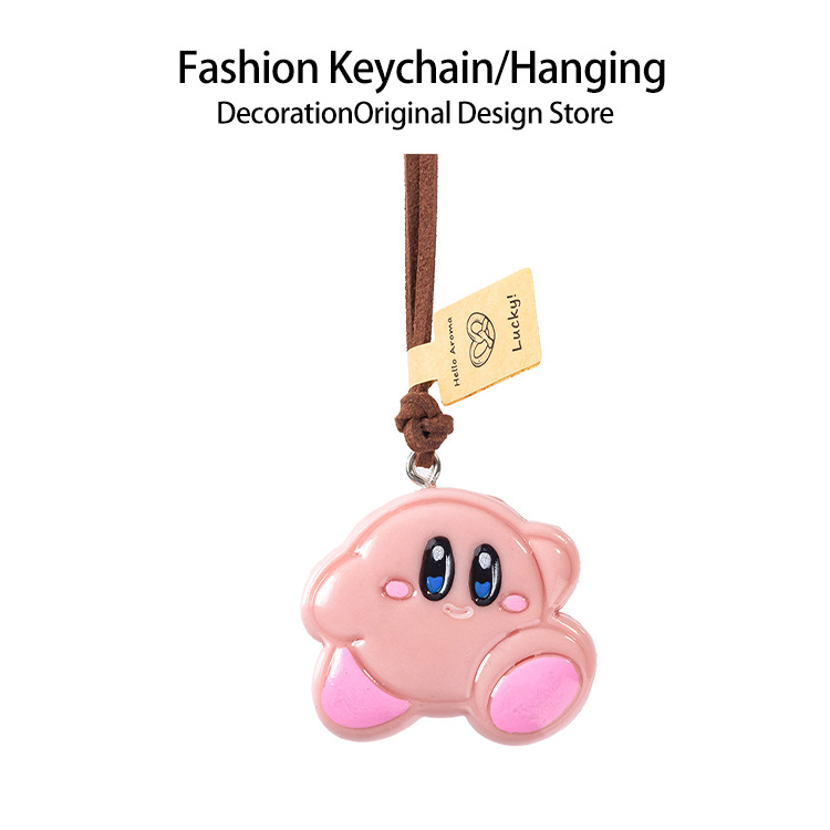 手作りアルカリ水パンストラップかわいい車載バックミラーストラップ貝果かわいいミニアクセサリーdiy装飾