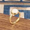 Agate ring, fashionable accessory jade, jewelry, silver 925 sample