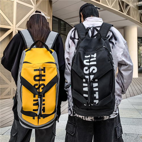Backpack men's ins Japanese men's trendy brand large-capacity casual travel bag luggage backpack female college student school bag