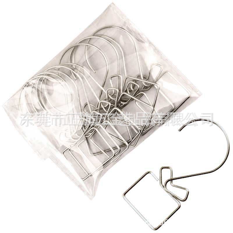 50mm 크리스마스 선물 후크-실버 (20개/팩)