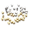 100 CCB CCB Love San beading beads side holes Taoxin beads electroplated color pendant DIY handmade jewelry accessories