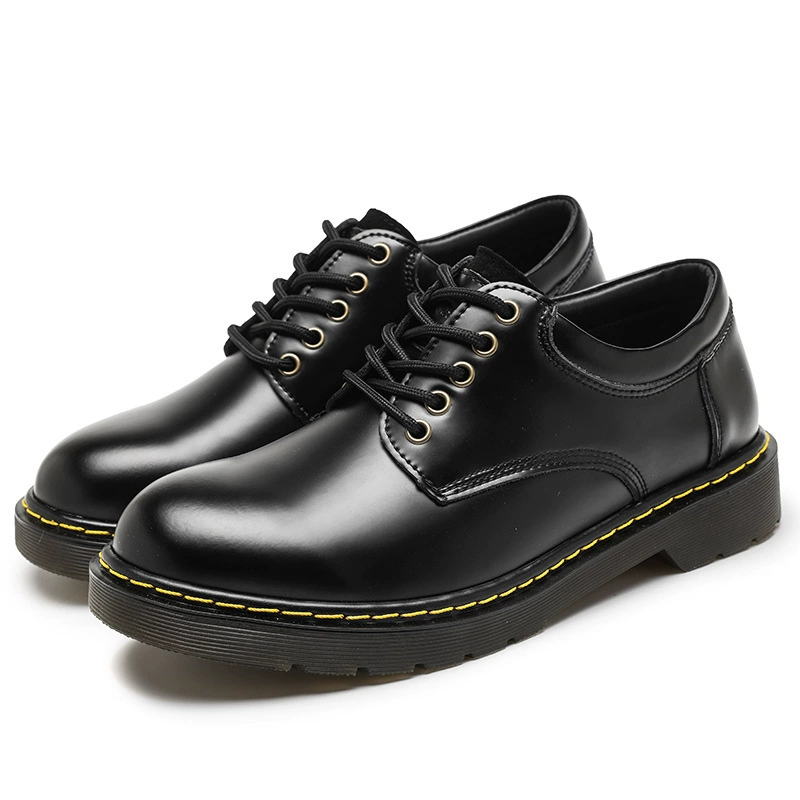 Martens, мужские демисезонные полуботинки, тренд сезона, plus size, AliExpress, натуральная кожа