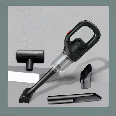 Cross-border Wireless Vacuum Cleaner Portable Handheld Household High-power Car Super Suction Vacuum Cleaner (Tozsoranlar) - black-106-chinese-model