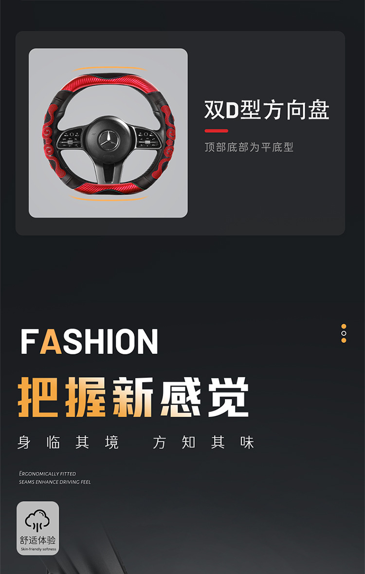 Car steering wheel cover honeycomb non-slip wear-resistant sweat-absorbent breathable fashion car handle cover cross-border Amazon wholesale