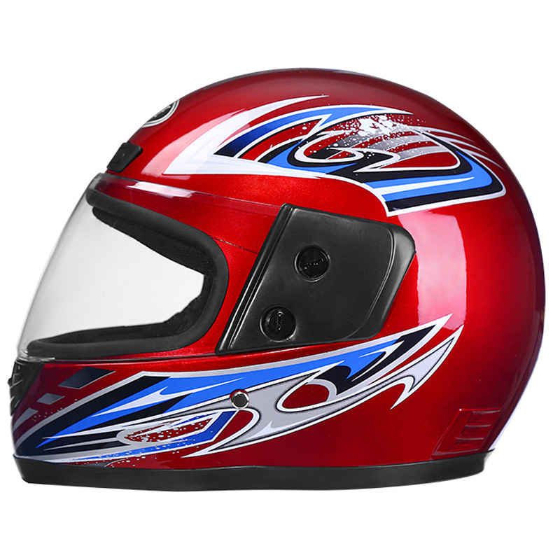 Motorcycle Helmet Electric Car Helmet Riding Safety Helmet Unisex Full Helmet 105