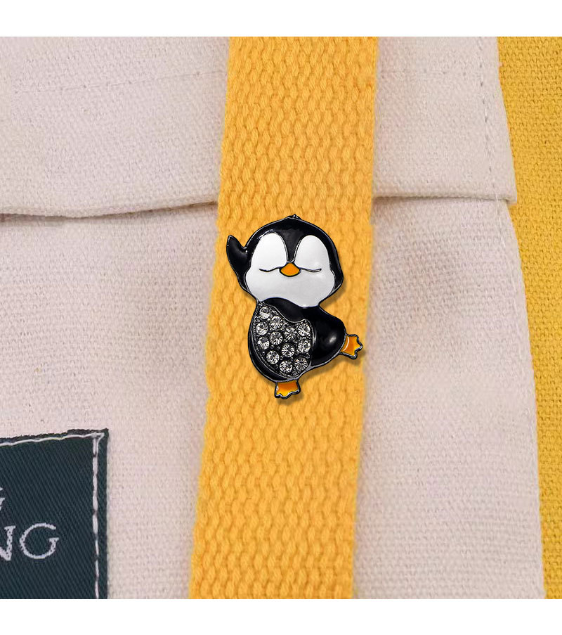 Cute Style Cute Pin Penguin Alloy Enamel Unisex Brooches
