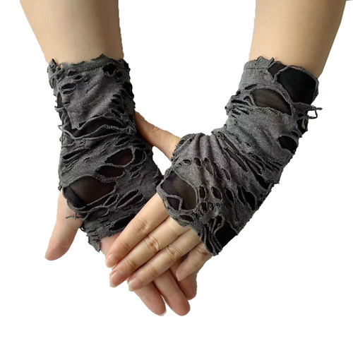 Halloween gloves beggar black hole gloves punk dark gloves cosplay clothes accessories gloves