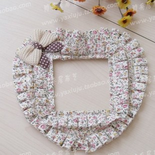 Pastoral Style Switch Cover Cotton Cloth Switch Sticker Anti-fouling Beautiful Single Open 05