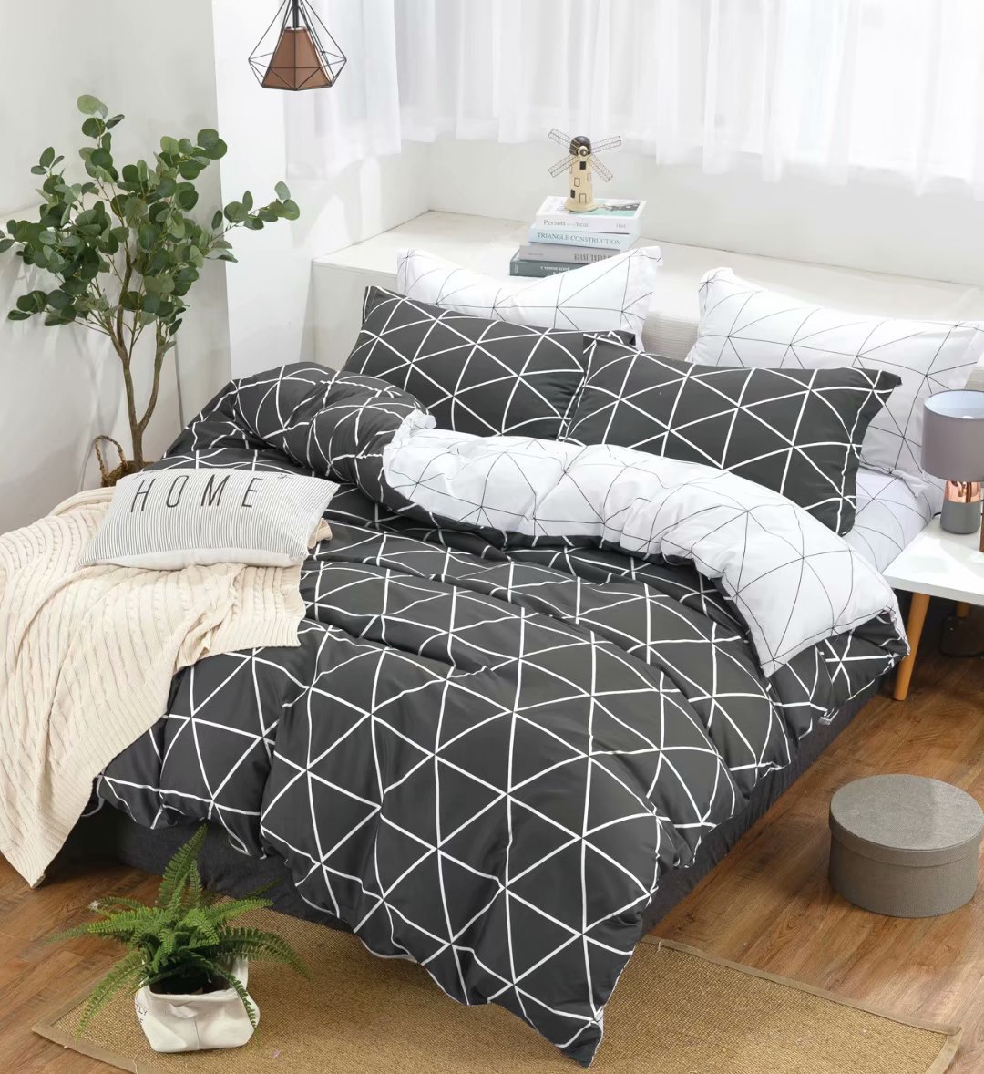 2021 nuevo conjunto de tres piezas transfronterizo estilo europeo y americano Amazon estudiante casa de dos piezas Juego de cama