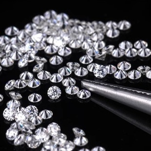 Hpht Lab-Grown Diamond Small Loose Diamonds, D Color, Vvs1 Grade, Round Cut, for Jewelry, Lab-Grown Diamonds