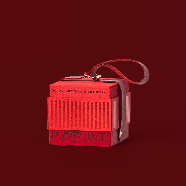 F31 휴대용 상자 (작은/빨간색) 10*10*9.5; 금 시리즈