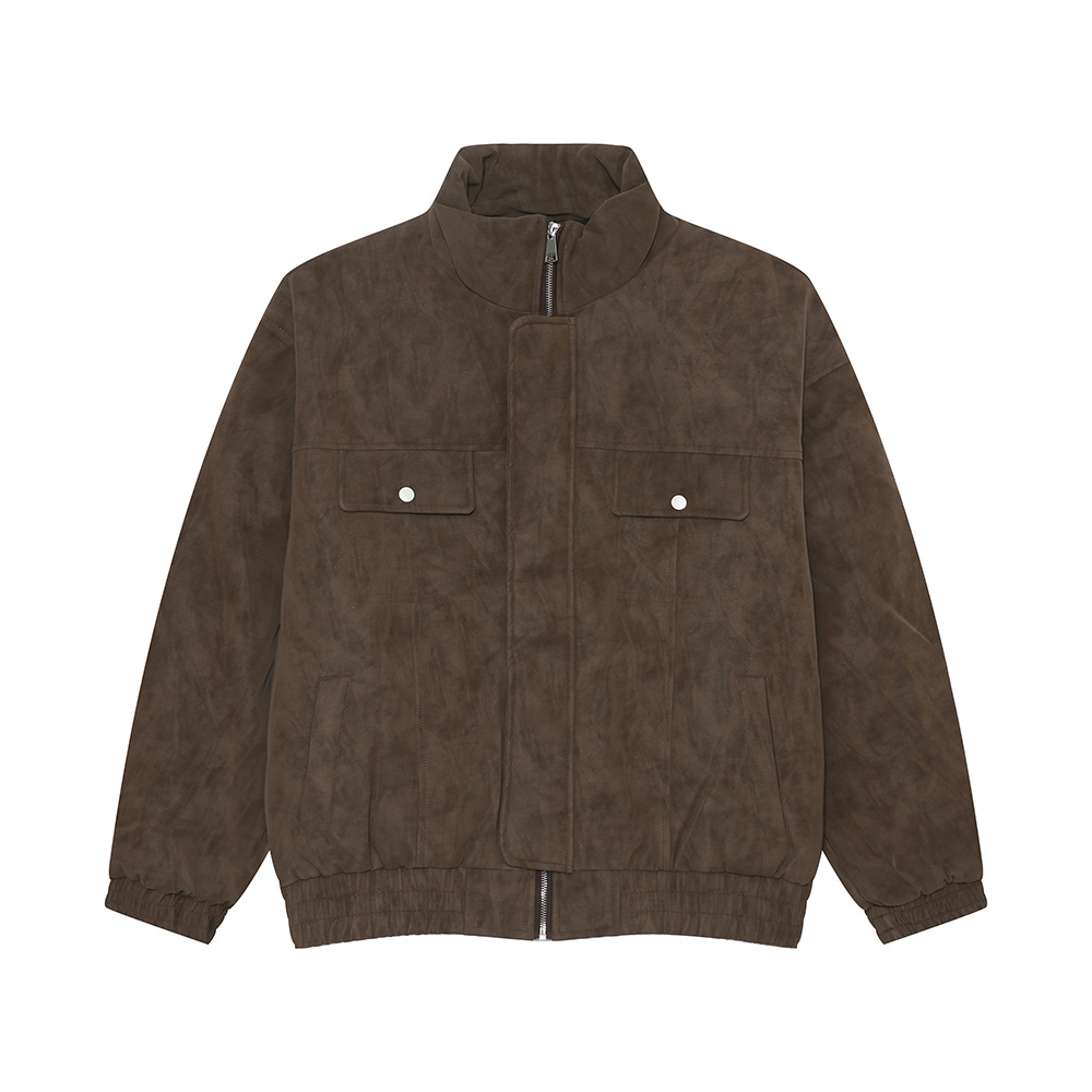 MTLCLOTHES Hombres| Nuevos productos de otoño de estilo americano 90% de algodón blanco a prueba de frío de collar de trabajo de algodón abrigo de moda