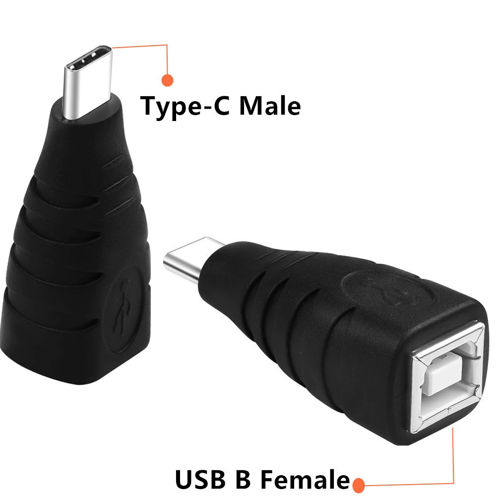 Тип C мужской/женский к USB 2.0 B женский разъём печатная плата сканер факс электронная пианино квадратный порт адаптер