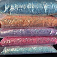 1kg袋装跨境幻彩镭射金葱粉美甲亮片闪粉饰品滴胶流沙摆件材料闪