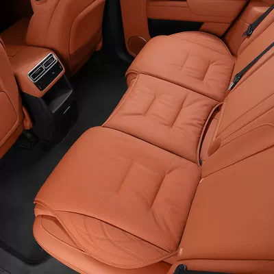 Seat cushion, seat cover — Covers - fully-enclosed-memory-foam-seat-cushion-ideal-orange-1-piece-in-the-back-row