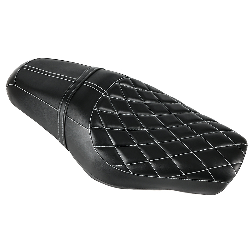 Suitable for Harley 883N 1200 X48 Modified One-Piece Seat Cushion 04-22 Front and Rear Integrated Thickeneded Double Seat