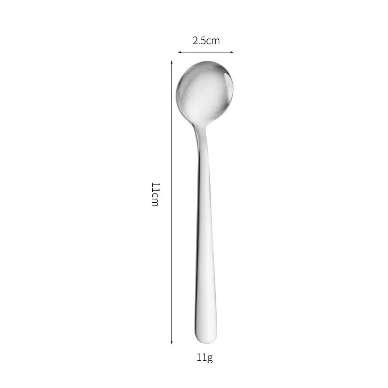 11cm 중스푼(실버)