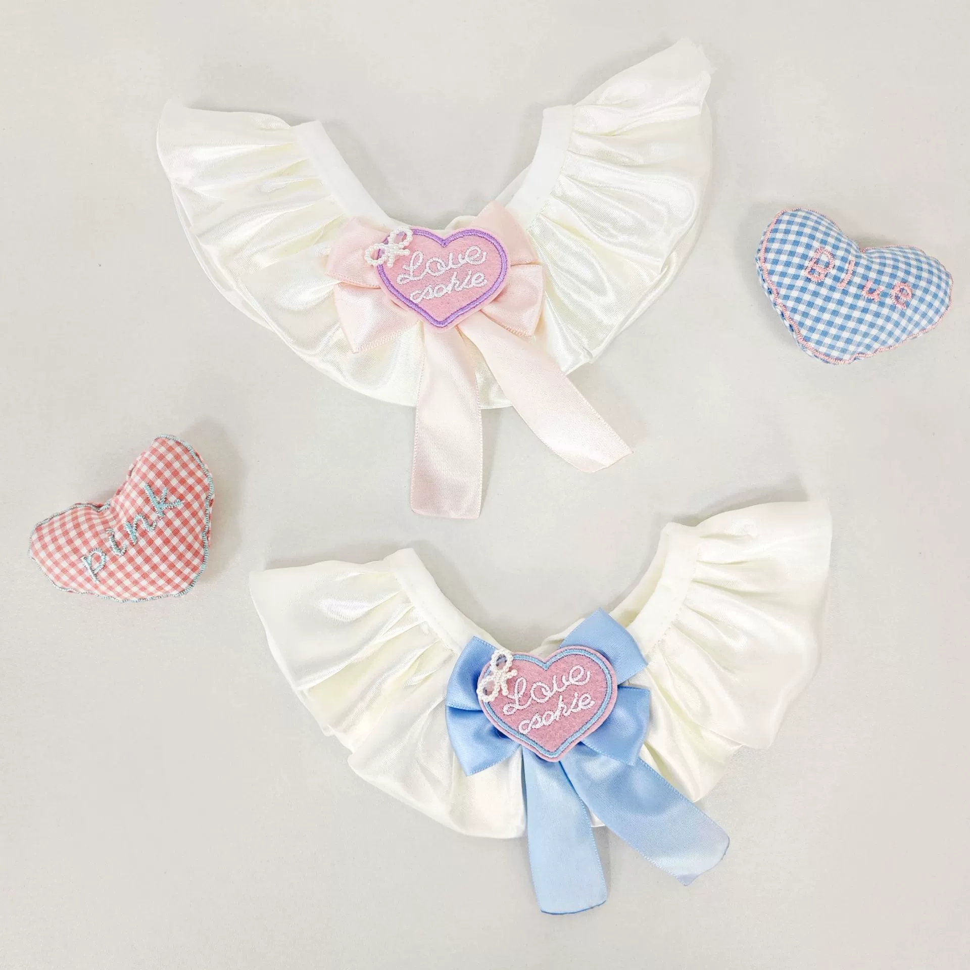 Симпатичные любящие жемчужные банты домашние животные крем нагрудник галстук-бабочка регулировка кошачьей маленькой собаки фото шарф