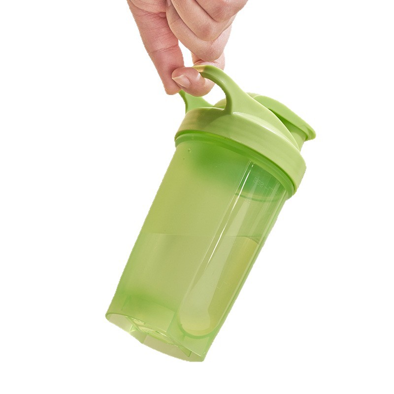 Cross-border 350ml portátil deportivo taza de bebida directa acondicionamiento físico hidratación de proteínas en polvo shaker taza batida de mezcla