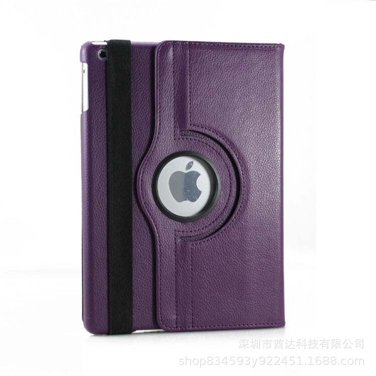 360 ° 回転レザーケース Apple ipad10.2 タブレット保護ケース air5/6 ソリッドカラー 2025 タブレット保護ケース|undefined