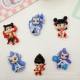 Cartoon Ne Ao C Resin DIY Handmade Accessories Hairpin Hair Accessories Water Cup Mobile Phone Shell Refrigerator Sticker Storage Box Sticker