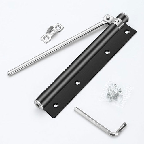 Light and simple door closer Home stainless steel automatic door closer Hotel room door buffer automatic door closer