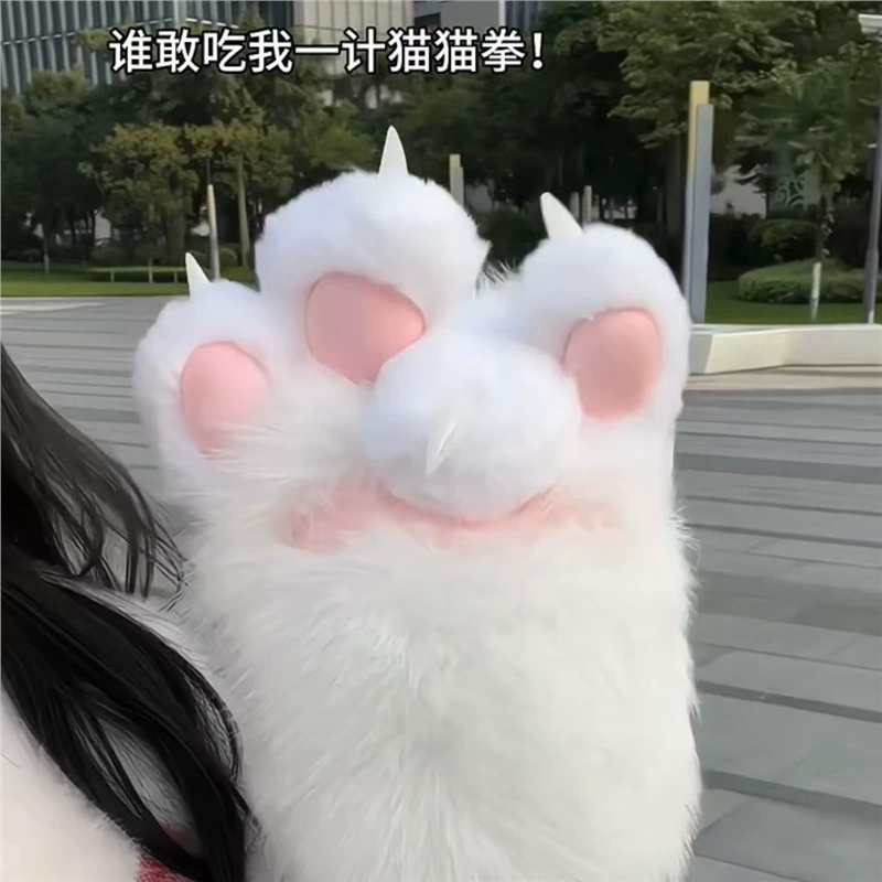 Warm cute gloves, cosplay
