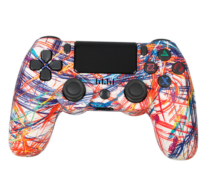 Control Inalámbrico de Juego P4 PC360 PS3 de ABS con Vibración, Luz RGB para PC y PS4