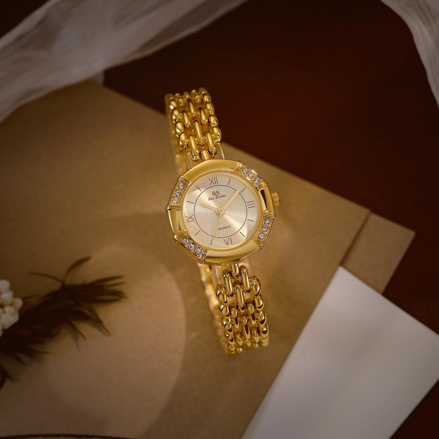 55g Weight Tempered Glass Mirror Material Fine Steel Strap Material Watch Classification Pointer Display Type Jewelry Buckle Buckle Style Diamond Dial Shape Casual, Tea Party Occasion Quartz Movement Solid Color Pattern All Seasons Season Women's Gender Elegant, Classic Style Style Elegant Classic Style Solid Color Jewelry Buckle Quartz Watch 18