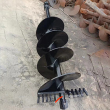 钻光伏围栏打桩螺旋钻动力头螺旋打桩机液压螺旋钻机