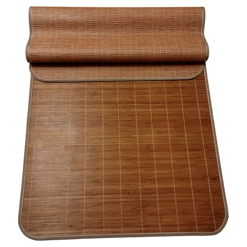Summer Sleeper Mats for Large Trucks, Heavy-Duty Trucks, Semi-Trailers, Single-Person Folding Mats, Sofa Cushions, Polished Carbonized Bamboo Mats Factory