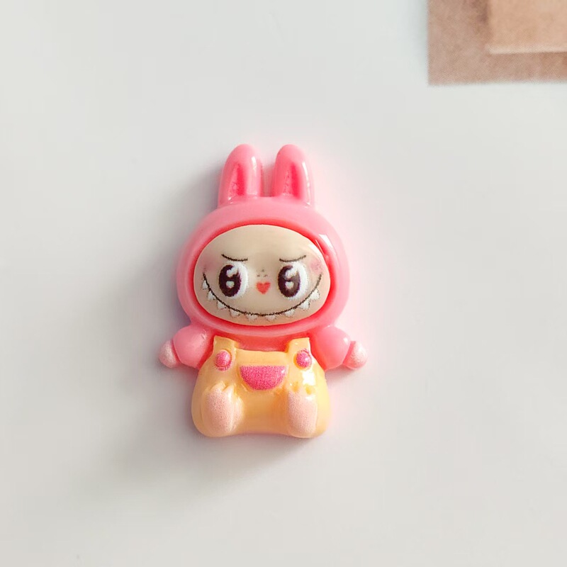 漫画光沢のある座り姿勢ラブ樹脂アクセサリー diy ヘアピンヘアロープ携帯電話ケース下駄クリーム接着剤材料|undefined