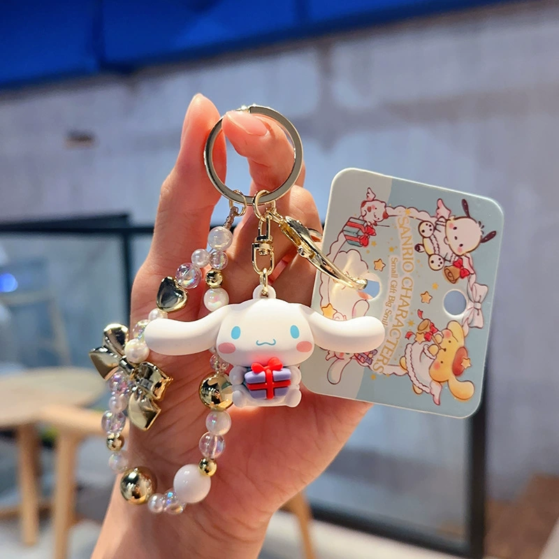 Плюшевый брелок Sanrio Hello Kitty, оригинал, мягкая подвеска 11×7.5 см, коллекционный талисман