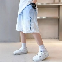 男童运动短裤夏季薄款儿童冰丝速干休闲五分中裤大童男孩沙滩裤子