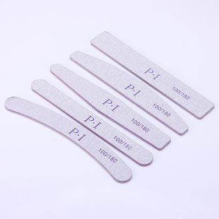Factory direct nail art Diamond sand bar grinding nail file Round Square with teeth purple heart sand bar wholesale