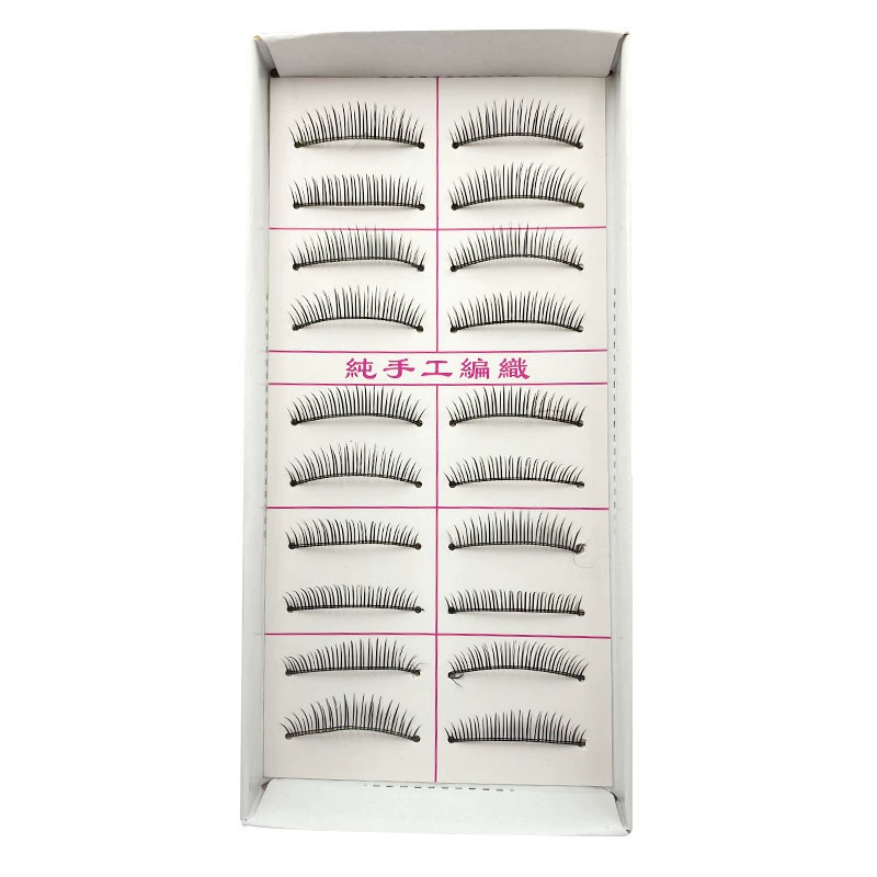 Fresh short false eyelashes for eyelashes, 10 pair, for every day