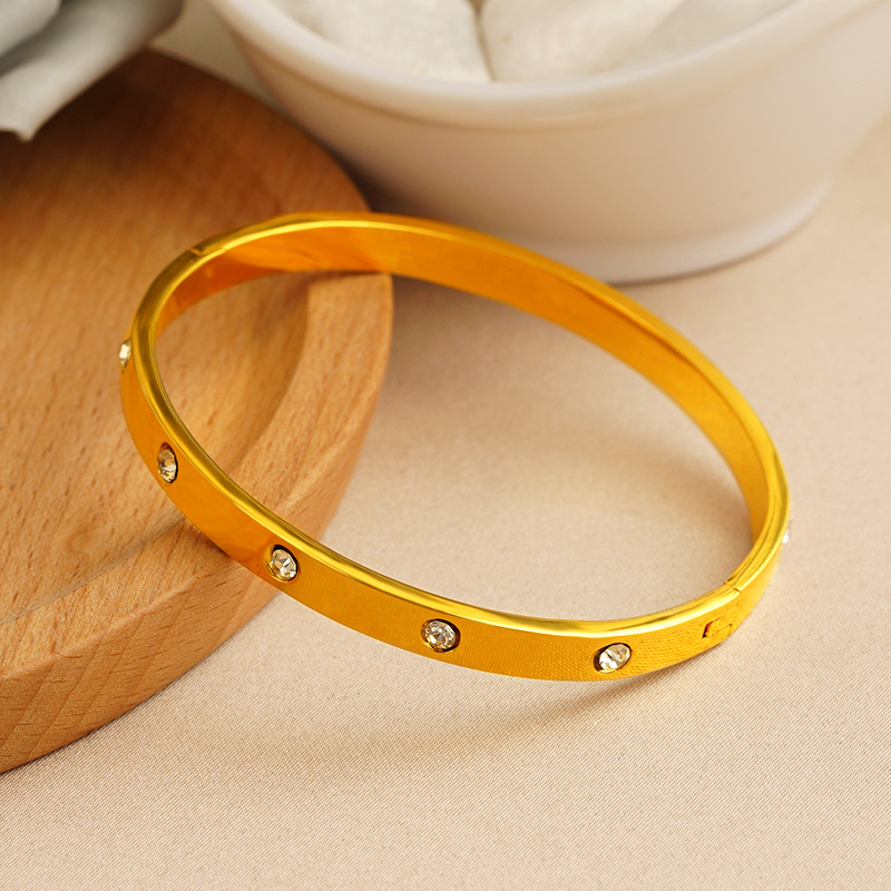 INS moda pulsera de todo fósforo joyería simple pulsera de mujer popular aleación de cobre pulsera abierta joyería popular