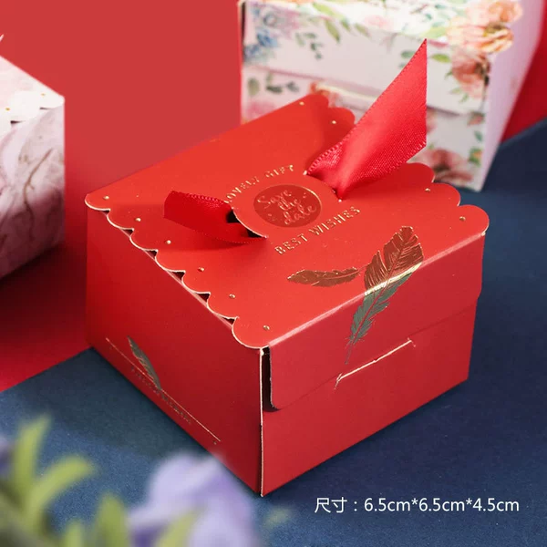 Feather + Red Ribbon