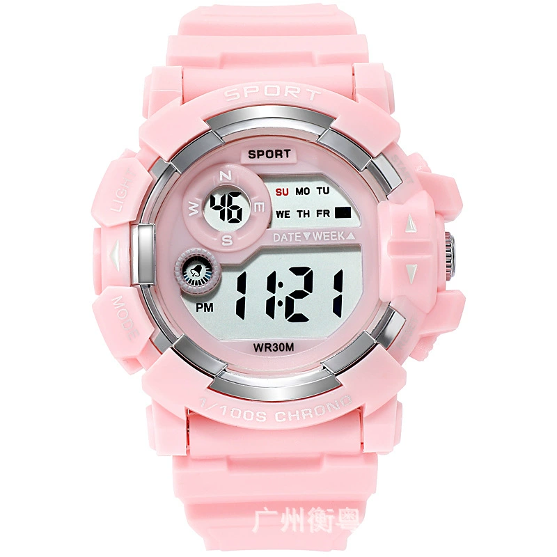 Universal electronic waterproof men's watch for men and women, wholesale