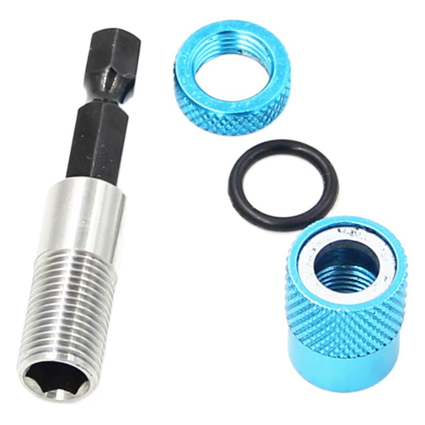 1/4 нержавеющая сталь Электрический отвертка концевой головки магнитный соединительный рычаг отвертка глубина регулируемого удлинения стержень