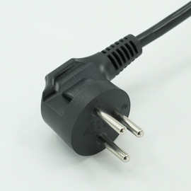 供应蓝跃大功率以色列插头16A EV充电桩专用H05BZ5-F H07BZ5-F