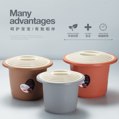 Thickened Plastic Urinal for Kids, Home Use; Children's and Adult-Like Potty with Lid – Perfect for Babies