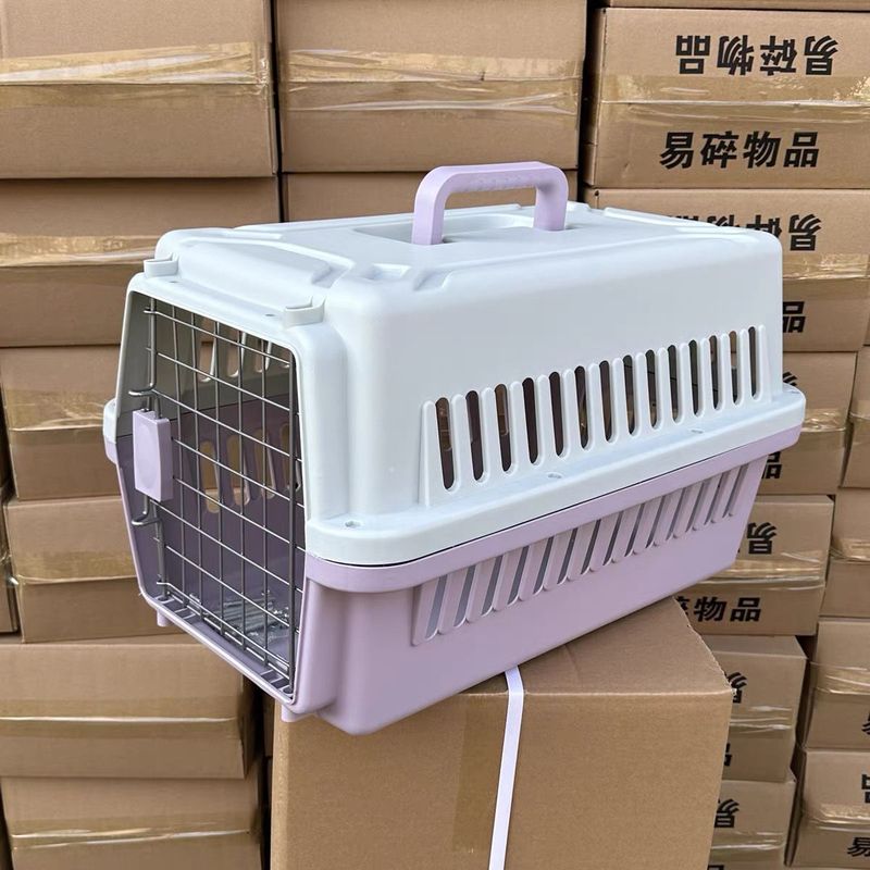 宠物航空箱猫狗笼子便携式兔子外出箱子外带箱飞机托运运输|undefined