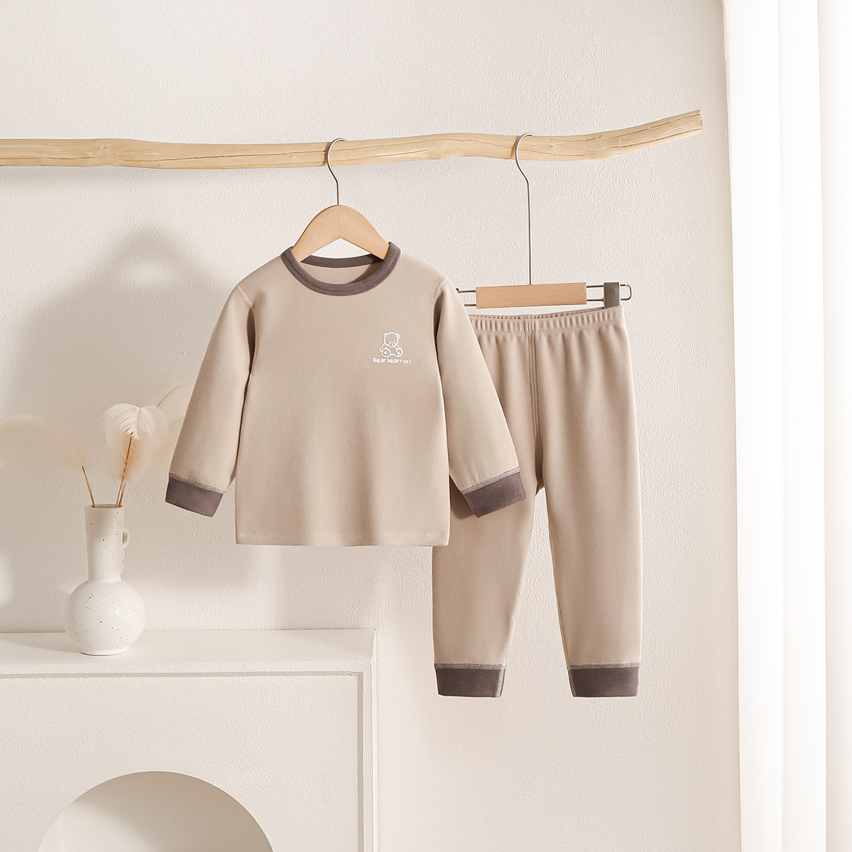 Baby Warm Set en color caqui