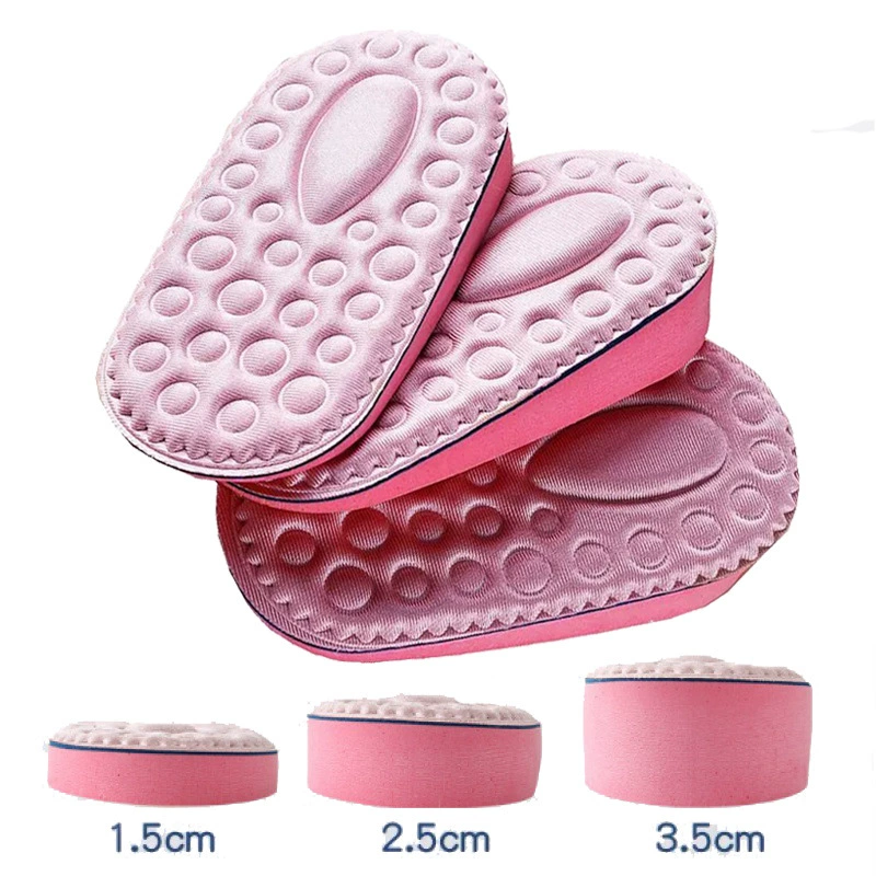 Eva скрытое увеличение высоты половинная Подушка артефакт Женская невидимая амортизирующая Массажная подушка для увеличения высоты подушка для каблука Белая обувь стелька для обуви