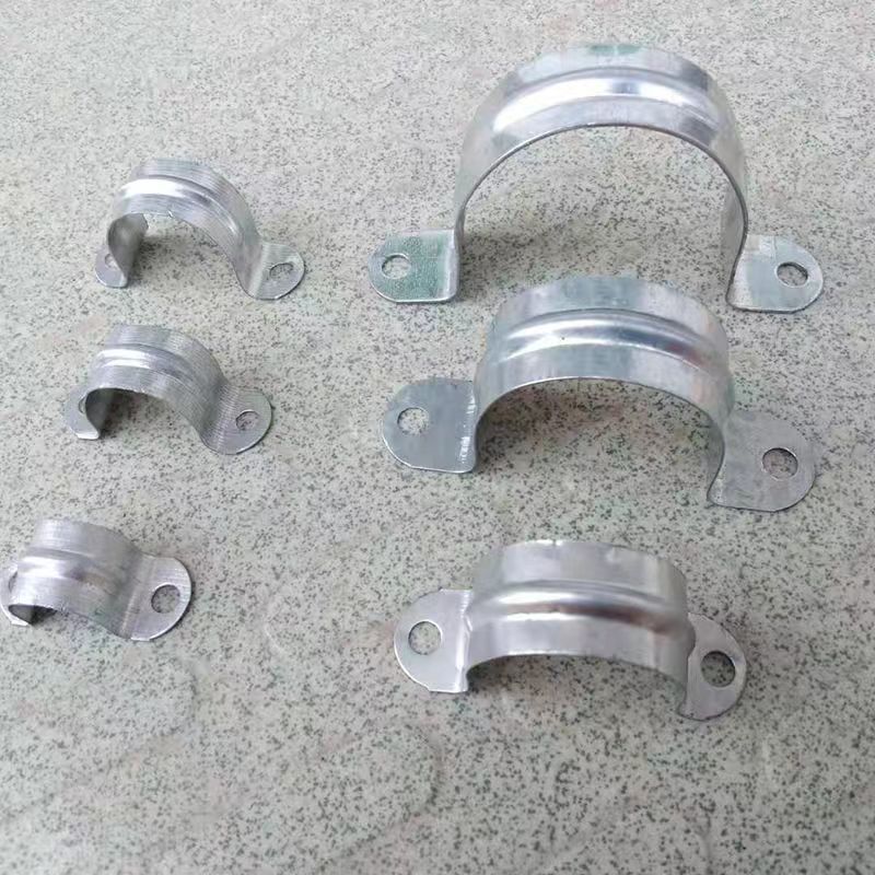 厂家批发现货管卡u型卡扣镀锌马鞍卡骑马卡欧姆卡304不锈钢U型卡